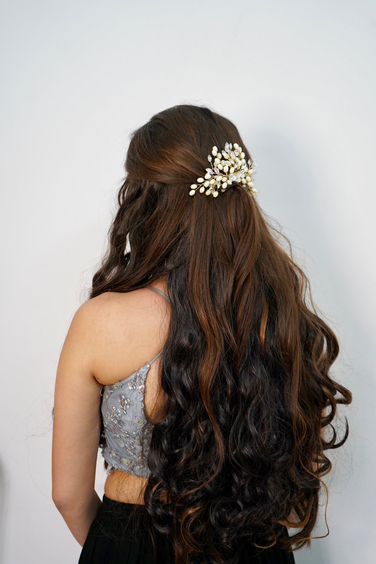 Pearl Hair Brooch