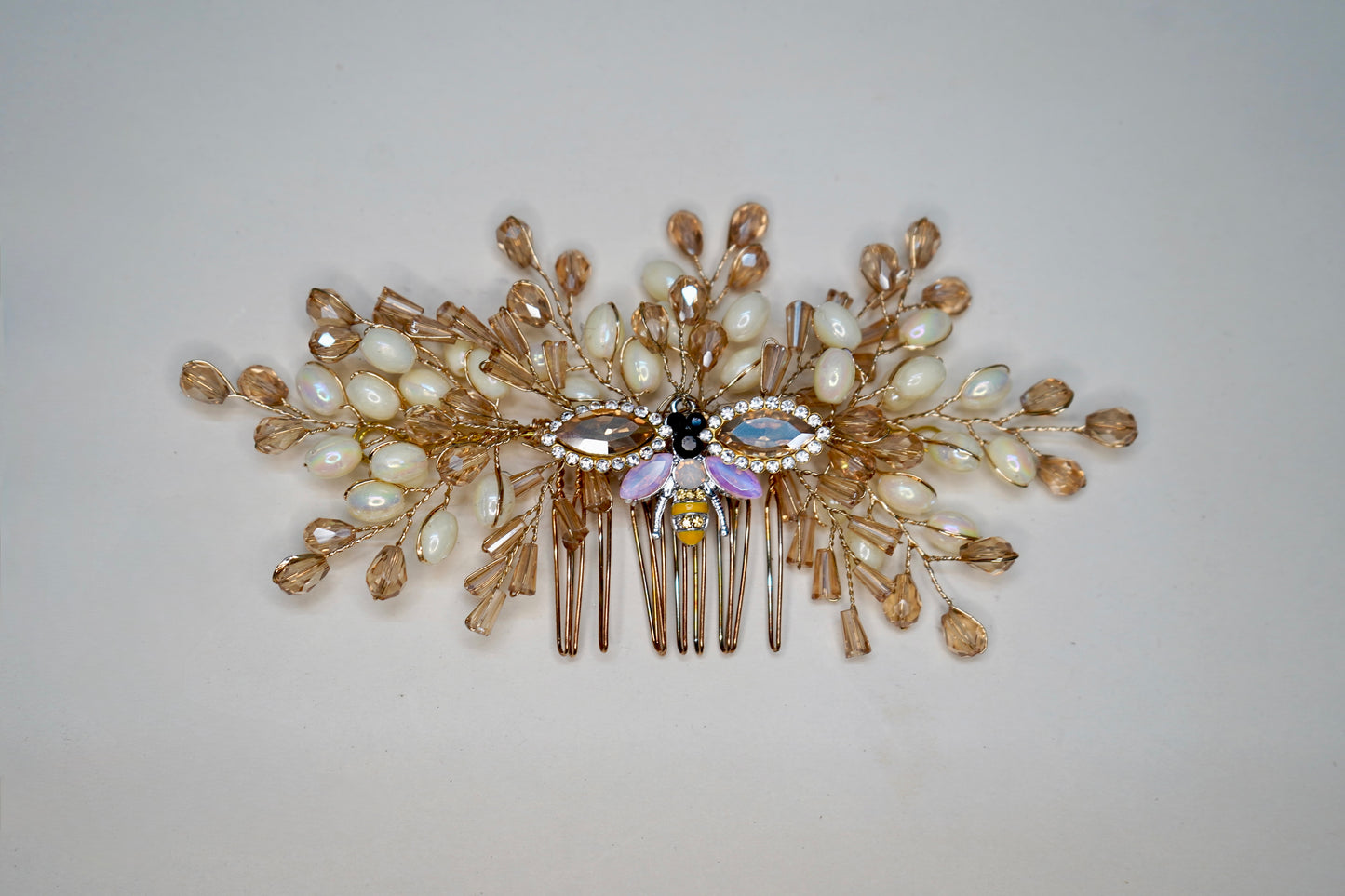 Honeybee Hair Brooch