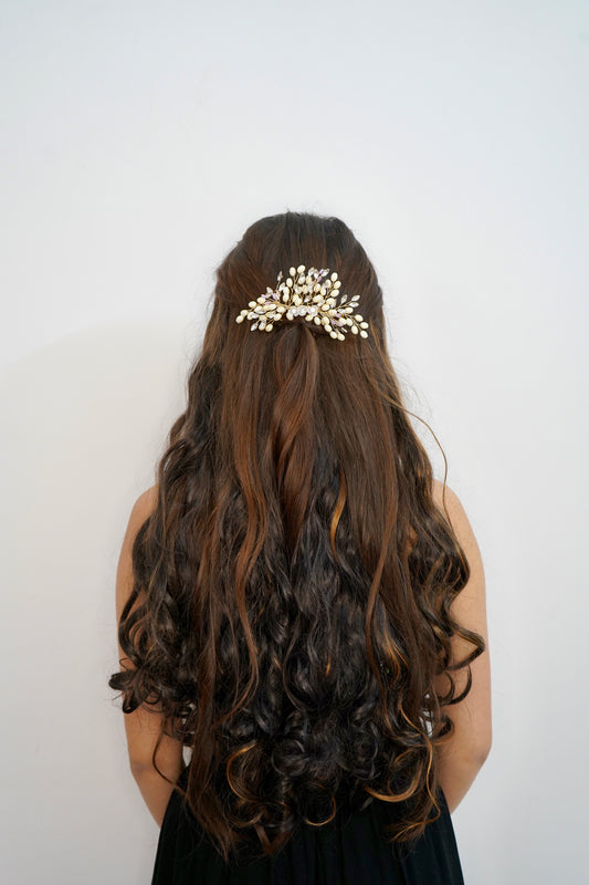 Pearl Hair Brooch