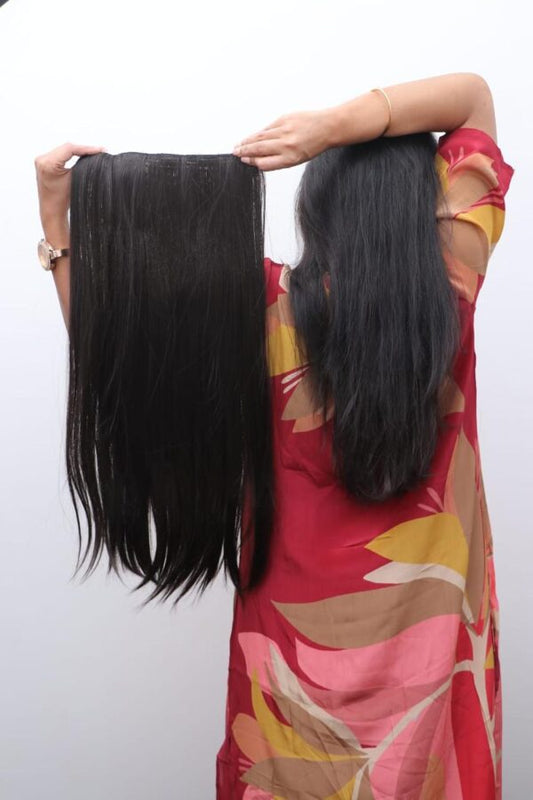 Black Straight Volumizers ( Set of 3 )